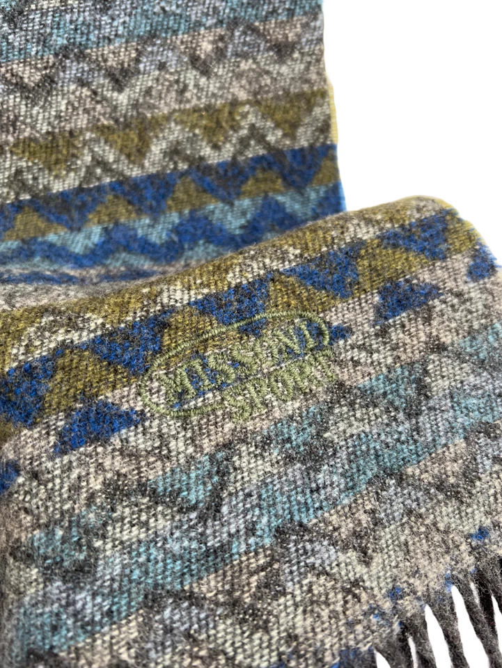 Bufanda Missoni Sport en zigzag multicolor con flecos Foto 1 de 4