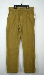Gap Kids Kids Unisex Tan Straight Leg Mid-Rise 5-Pocket Corduroy Jeans 10 R - Picture 1 of 9