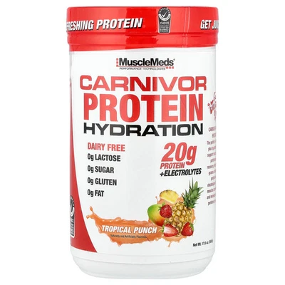 Carnivor Protein Hydration, Tropical Punch, 17,6 oz (500 g) Foto 1 de 2