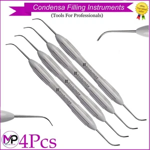 X4 Condensa Fillings Instruments Dental Composite Condenser Tool Stainless Steel - Picture 1 of 1