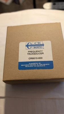 CR MAGNETICS CR6610-500 Freq Transducer 0-500Hz Input 0-5VDC Output $152 list - Image 1 of 3