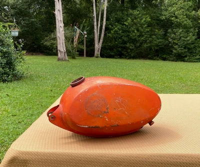 Harley Davidson X90 Aermacchi Fuel Gas tank OEM 1960s 1970s Rare Find! - Image 1 of 4