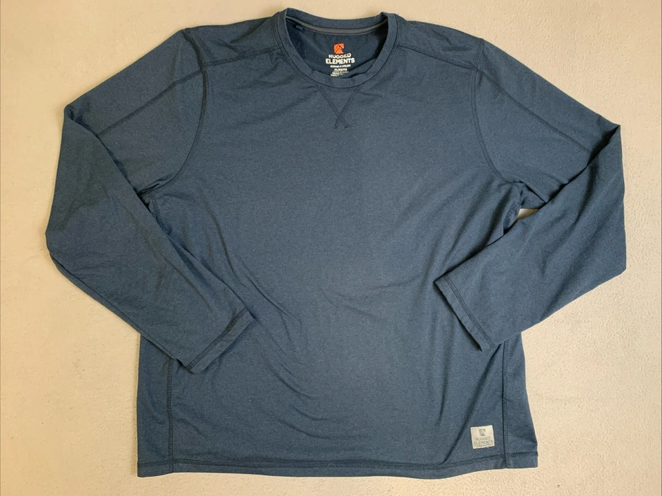 Camisa Rugged Elements para hombre talla X-grande manga larga cuello redondo utilidad duradera Foto 1 de 4