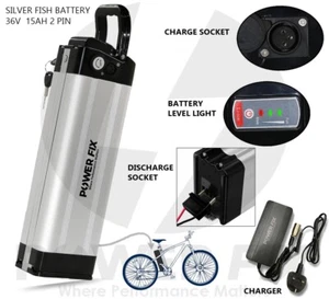 Silver fish e bike battery 36v 15ah electric bike battery - Picture 1 of 6