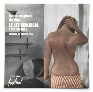 Fast neuwertig das eheliche Bett Soundtrack französisch sexy Cover OST 1963 Festival FY 45 2340 EP - Bild 1 von 3