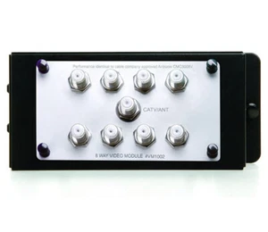 NEW On-Q Legrand 1x8 Enhanced Passive Video Splitter Combiner VM1002 cable inter - Picture 1 of 8