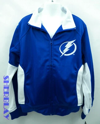 Tampa Bay Lightning Hockey NHL apparel track Jacket athletic gear coat - Youth S - Image 1 of 4