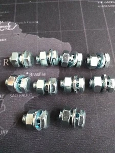 Pack of 10 Fibrax Bike Brake Cycle Cable Pinch Bolts 6mm