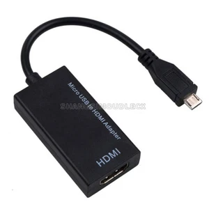 Micro USB to HDMI Adapter 1080P HDTV Cable for Huawei Samsung Sony LG HTC NEW - Bild 1 von 6