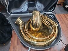 KING CLEVELAND Bb SOUSAPHONE WITH CASE "JUST SERVICED" CIRCA 1961.