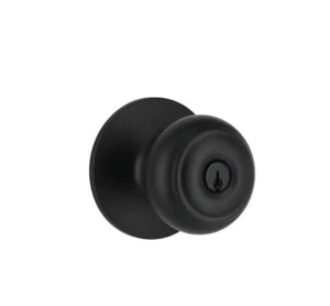 Defiant Hartford Matte Black Keyed Entry Door Knob - Picture 1 of 7