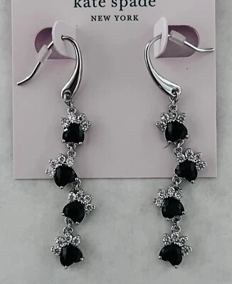 Kate Spade PAW PRINT Dangle PAWESOME Earrings CAT DOG PAW New with POUCH - Image 1 of 4