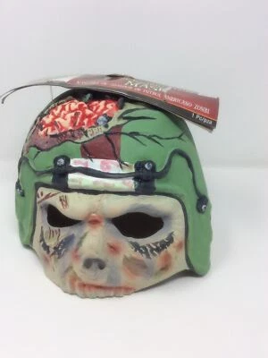 Amcsan Zombie Football Player Halloween Latex Mask New - Image 1 of 4
