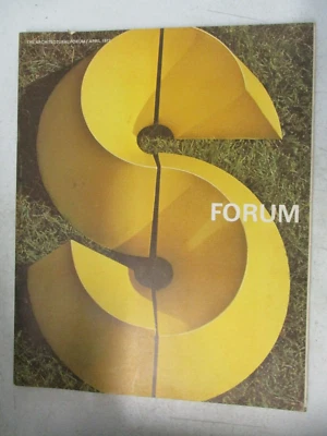 ARCHITECTURAL FORUM MAGAZINE APRIL 1972 HOUSTON TX BENNINGTON SCIENCE BUILDING - Image 1 of 2
