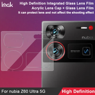 IMAK Clear Camera Lens Tempered Glass screen Film  For ZTE nubia Z60 Ultra 6.8" - Image 1 of 4