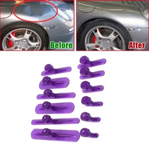 12x Glue Tabs Dent Removal Tool Car Body Glue Tab For Dent Lifter Slide Hammer - Foto 1 di 9