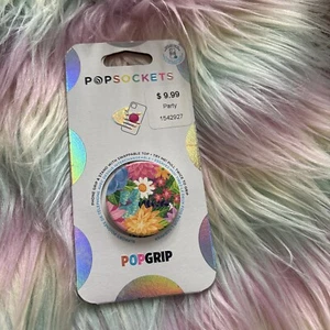 PopSockets Phone Grip Stand Allover Floral POPGRIP Swap Top Phone Grip Stand - Picture 1 of 5