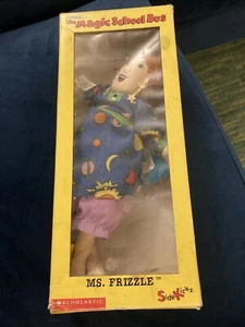 Ms. Frizzle Magic School Bus Plush Doll 1999 Scholastic w/ Tag & Box Side Kicks - Picture 1 of 9