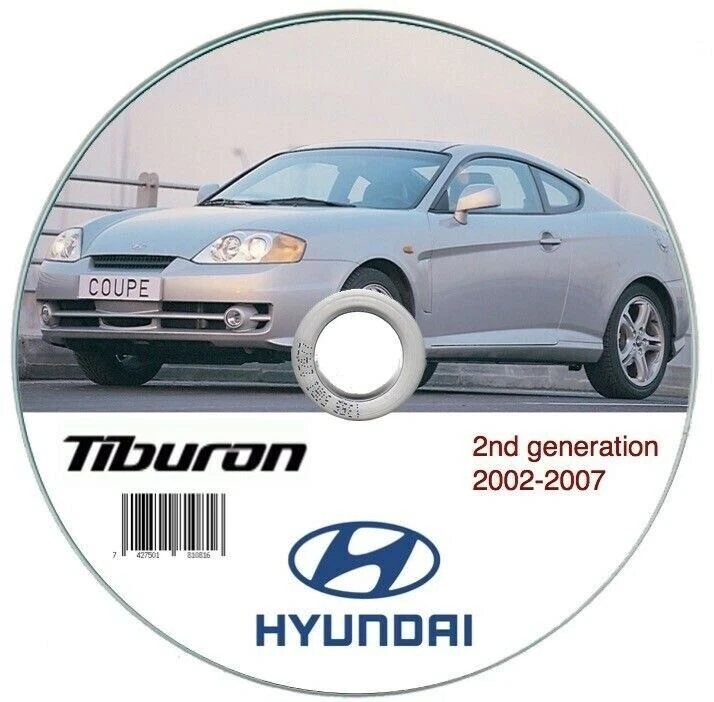 Hyundai Coupe Tiburon II  2002-2007 manuale officina workshop manual - Immagine 1 di 4