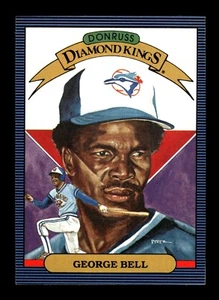 1986 Donruss Diamond Kings #4 George Bell Toronto Blue Jays - Picture 1 of 2