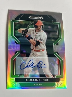 COLLIN PRICE RC Prospect AUTO 2022 Panini Prizm Draft Picks HOLO Signatures - Image 1 of 4