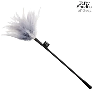 Solleticatore di Morbide Piume Grigie Delicate Fifty Shades of Grey Tease BDSM - Picture 1 of 3