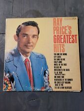 Ray Price's Greatest Hits ~ Vinyl LP. 1961 High Fidelity (Columbia CL 1566) Nice