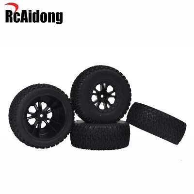 1/10 RC Short Course Tires for Traxxas Slash 4x4 2WD Arrma Losi 22S SCT Redcat - Bild 1 von 4