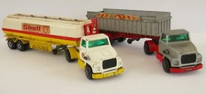 Matchbox Super-Kings - Ford LTS artic Shell Tanker & Tipper Trucks -K115 K16 K18 - Picture 1 of 4
