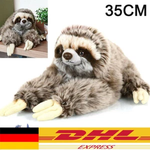 Faultier liegend mit Klettverschluss 35 cm Länge Wildtier Plüschtier Kuscheltier - Bild 1 von 16