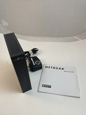 Netgear WNR3500U/L N300 4 Ports Wireless WiFi Router w/ Adapter Cable Directions - Image 1 of 4