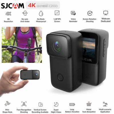 WIFI MINI 4K HD 1080P SJCAM C200 Sports Action Camera Waterproof Underwater - Image 1 of 4