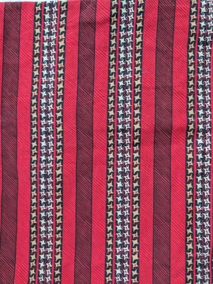 Red striped flannel 1.6 yards x 42 in DSN 20808 - Image 1 of 4