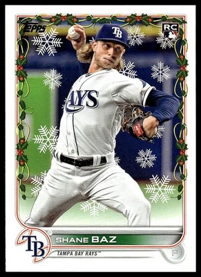Shane Baz *ROOKIE CARD* (RC) 2022 Topps Holiday #HW41 - Image 1 of 2