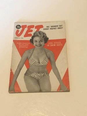 JET MAGAZINE  March 8, 1956,  Rosa Parks fingerprinted￼, M.L. King surrender, VG - Image 1 of 4