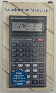 Calculated Industries Construction Master III Calculator #3088 - Bild 1 von 6
