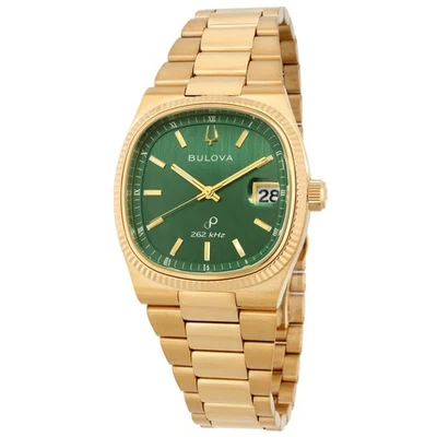 Bulova Super Seville Quartz Green Dial Men's Watch 97B237 - Image 1 of 3