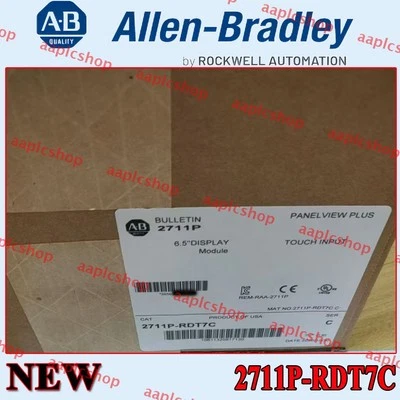 2711P-RDT7C NEW PLC PVP6 700 Touch LED Display Module 2711P RDT7C New AB - Image 1 of 4