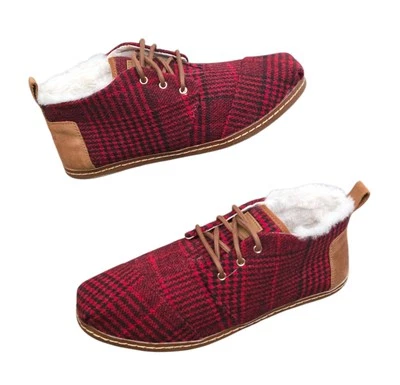 Botas Chukka Toms Bota para Mujer Talla 9 Buffalo Cuadros Piel Sintética Forradas con Cordones  Foto 1 de 4