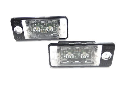 Original Audi A4 8E B6 B7 / A6 4F LED Kennzeichenbeleuchtung Kennzeichenleuchten - Bild 1 von 4
