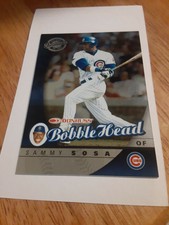 2001 Donruss Class of 2001 Bobble Head Card #14 Sammy Sosa #0255/2000