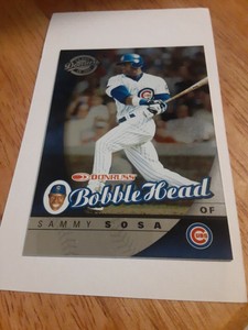 2001 Donruss Class of 2001 Bobble Head Card #14 Sammy Sosa #0255/2000