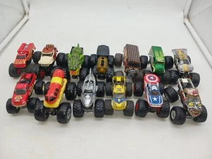 Hot Wheels Monster Jam Diecast Truck LOT Oscar Meyer Max-D Backdraft Loco Punk - Bild 1 von 17