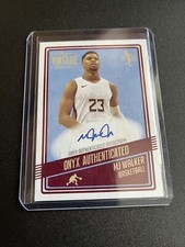 2021-22 Onyx Vintage Blue Signatures #VBMW MJ Walker Auto