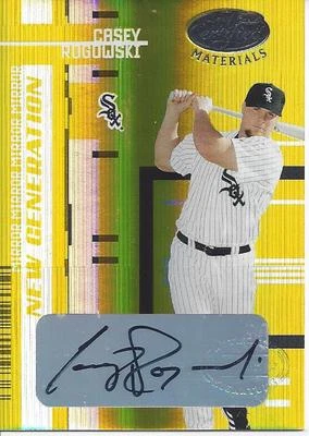 2005 Leaf Certified Materials Mirror Gold Autographs Casey Rogowski 204 09/25 - Image 1 of 2