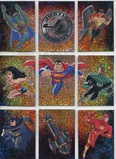Justice League 2003 Complete Worlds Greatest Heroes Chase Card Set WGS1-9