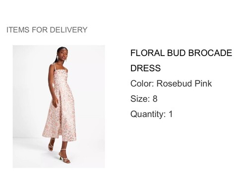 Abito senza spalline Kate Spade Bud broccato taglia 8