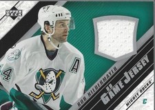 2005-06 Upper Deck Jerseys #JRN Rob Niedermayer Jersey (white) - NM-MT