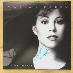 Álbum de música oficial de Daydream de 12' firmado con autógrafos de Mariah Carey - Certificado de autenticidad de la JSA - Imagen 1 de 4