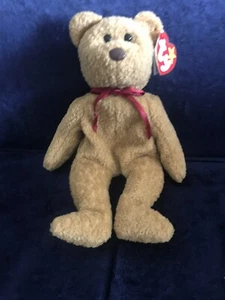 Ty Beanie Babies Curly The Bear Rare 1993/1996 - Picture 1 of 8